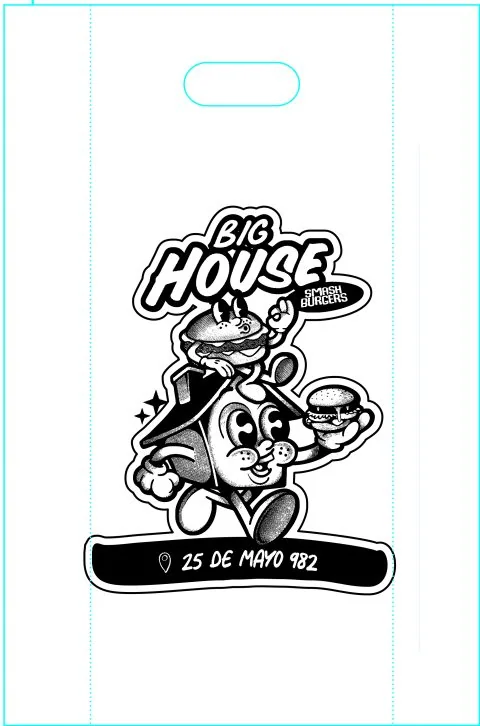 Diseño impreso para bolsa riñón